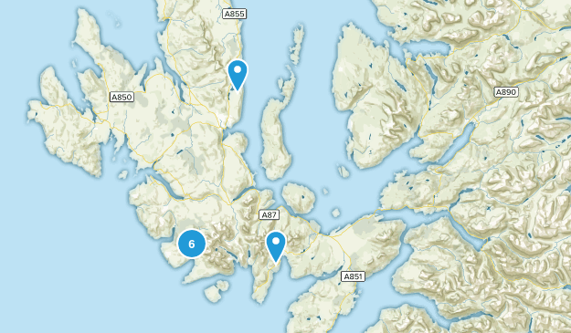 Isle of Skye, Scotland Map