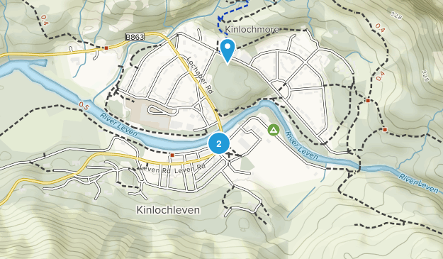 Kinlochleven, Scotland Map