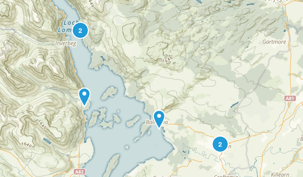 Luss, Scotland Map