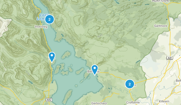 Luss, Scotland Map