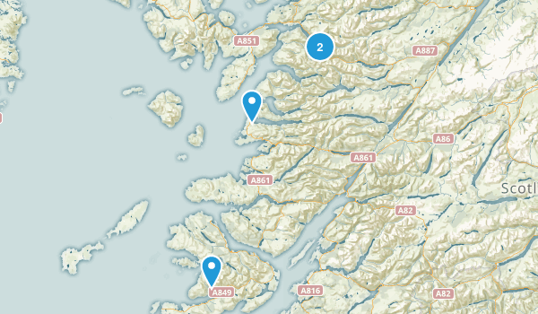 Mallaig, Scotland Map