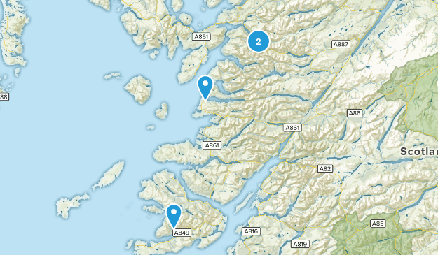 Mallaig, Scotland Map