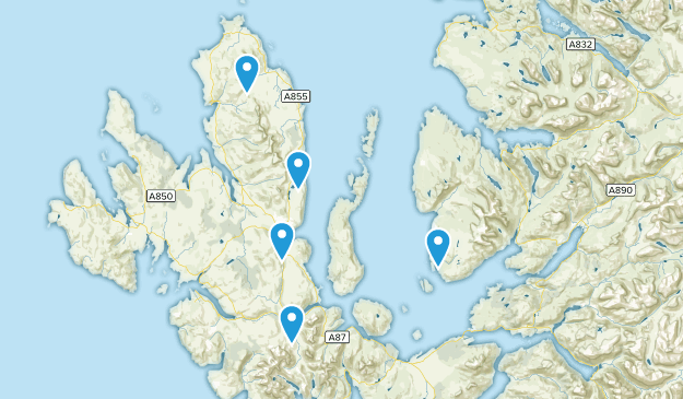 Portree, Scotland Map