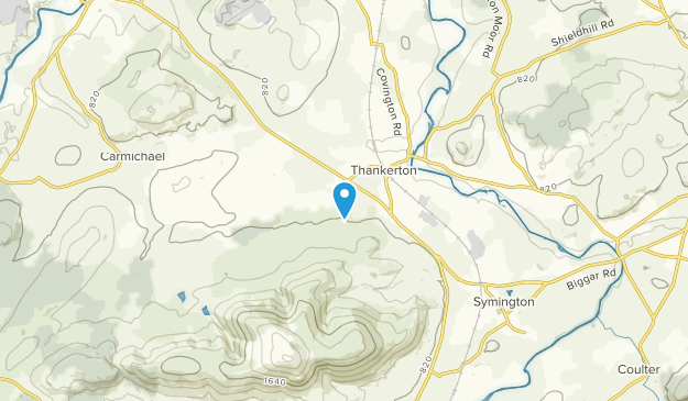 Thankerton, Scotland Map