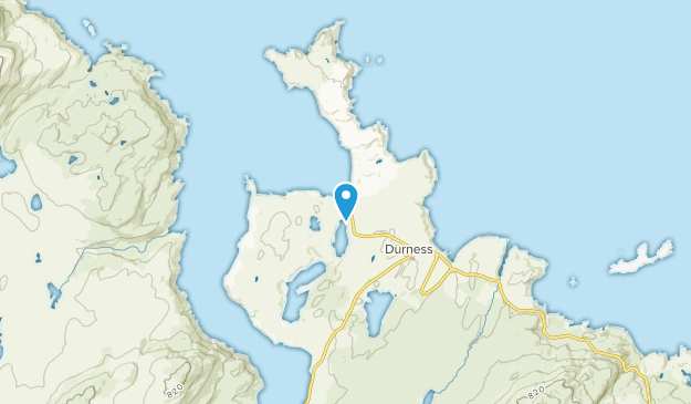 Durness, Staffordshire Map