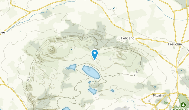Falkland, Staffordshire Map