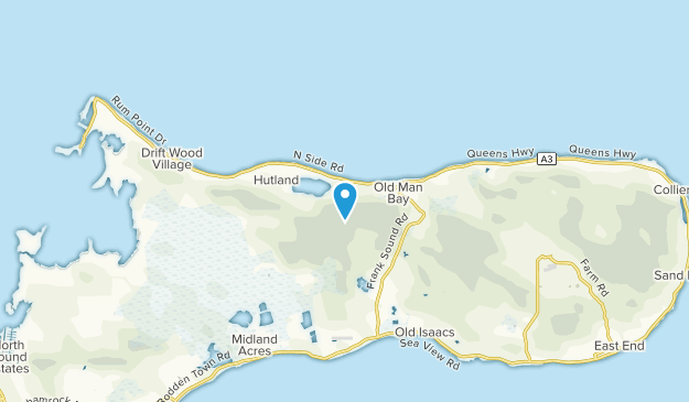 Old Man Bay, Staffordshire Map