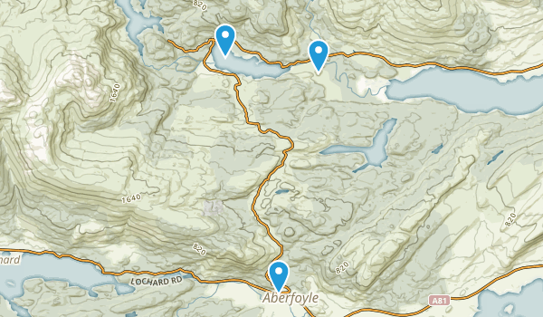 Aberfoyle, Stirling Map