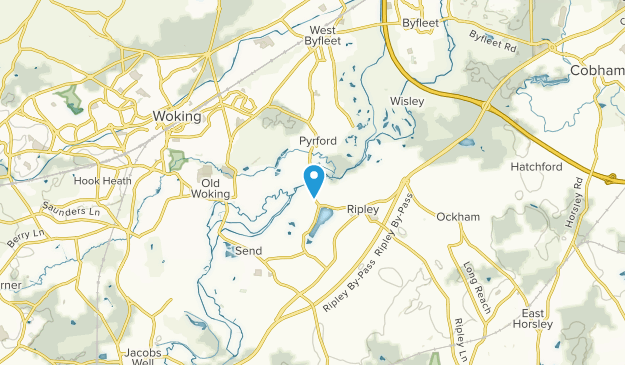 Pyrford, Surrey Map
