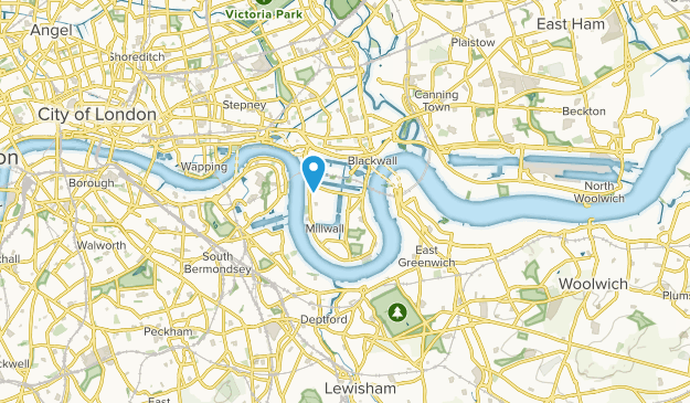London, Tower Hamlets Map