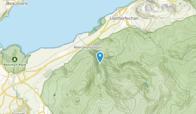 Aber Community, Wales Map