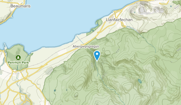 Aber Community, Wales Map