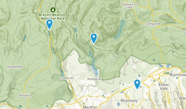 Brecon, Wales Map