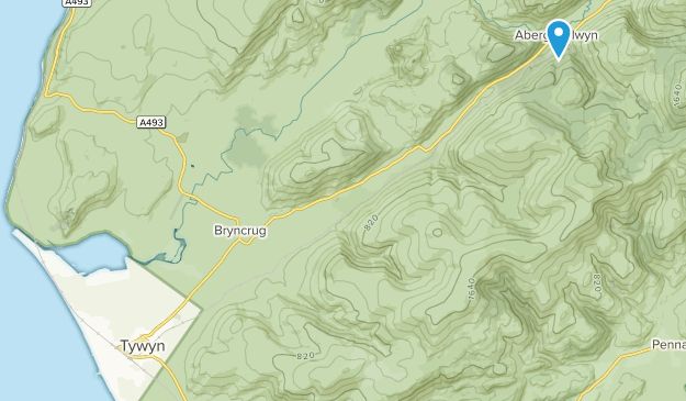 Tywyn, Wales Map