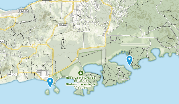 Vieques, United States Map