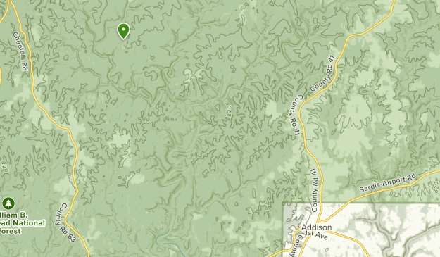 Addison, Alabama Map