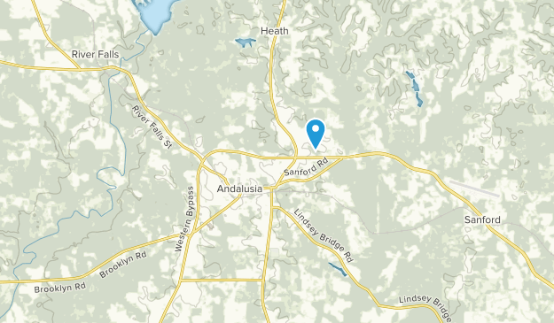 Andalusia, Alabama Map