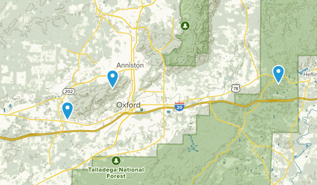 Anniston, Alabama Map