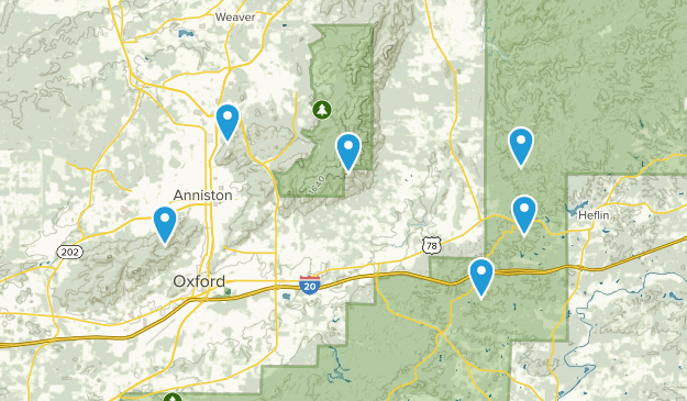 Anniston, Alabama Map