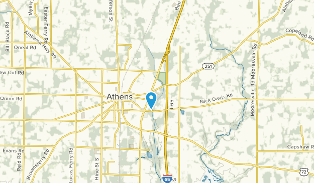 Athens, Alabama Map