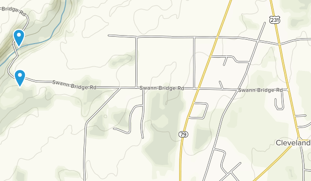 Cleveland, Alabama Map