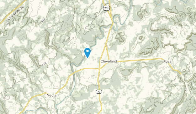 Cleveland, Alabama Map