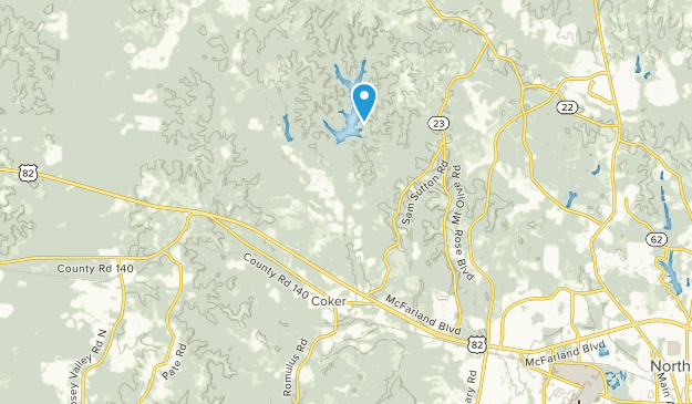 Coker, Alabama Map