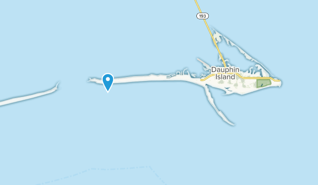 Dauphin Island, Alabama Map
