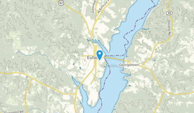 Eufaula, Alabama Map