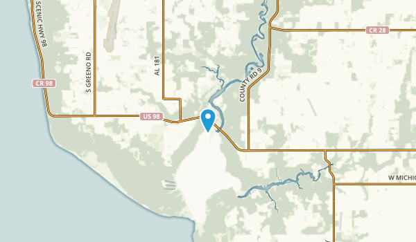 Fairhope, Alabama Map