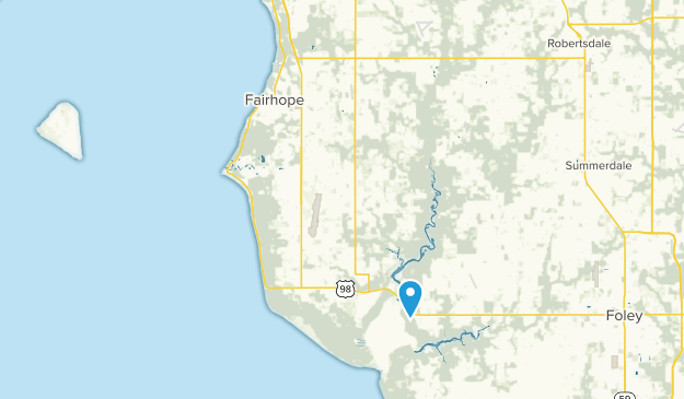 Fairhope, Alabama Map