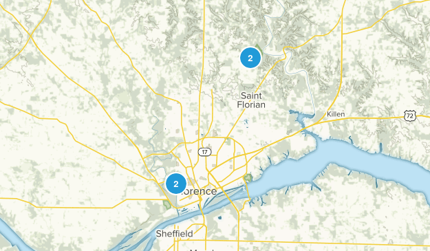 Florence, Alabama Map