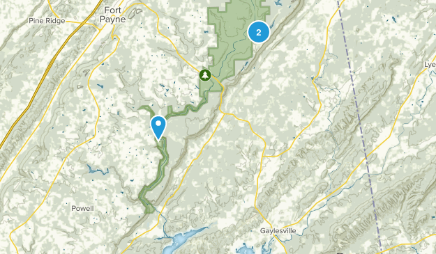 Gaylesville, Alabama Map
