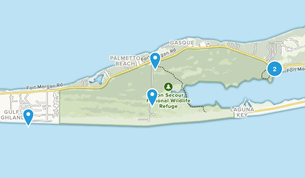 Gulf Shores, Alabama Map