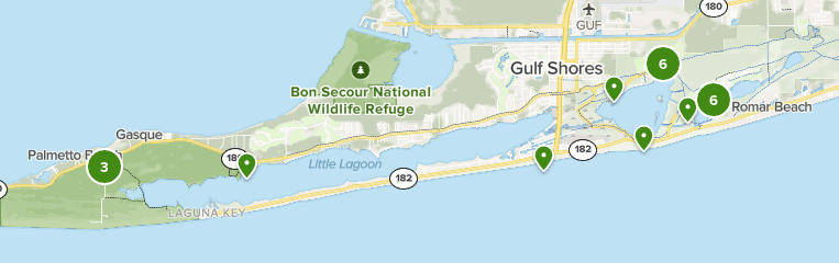 Map Of Gulf Shores Alabama And Surrounding Area Best 10 Trails And Hikes In Gulf Shores Alltrails