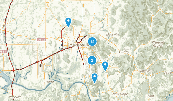 Huntsville, Alabama Map