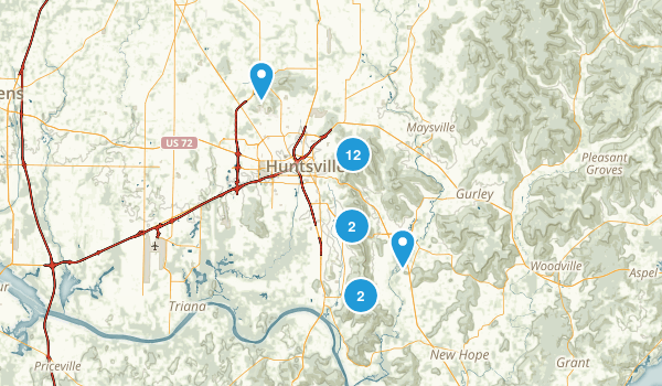 Huntsville, Alabama Map