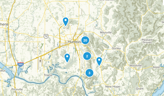Huntsville, Alabama Map
