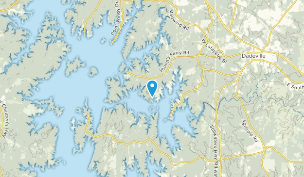 Jacksons Gap, Alabama Map