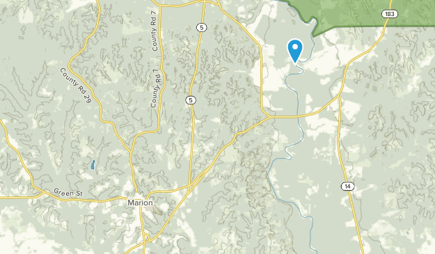 Marion, Alabama Map