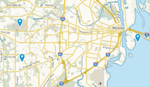 Mobile, Alabama Map