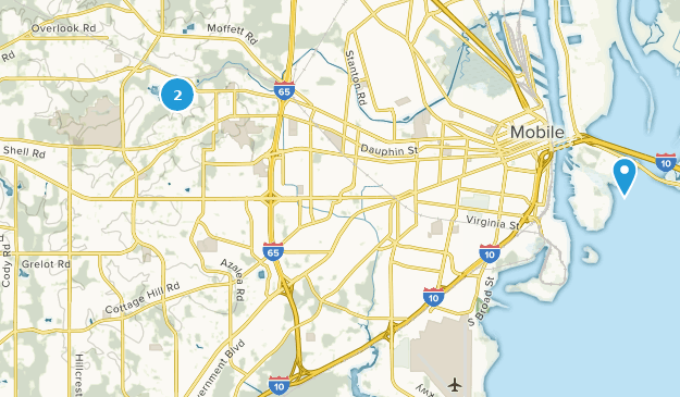 Mobile, Alabama Map