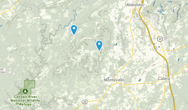 Montevallo, Alabama Map
