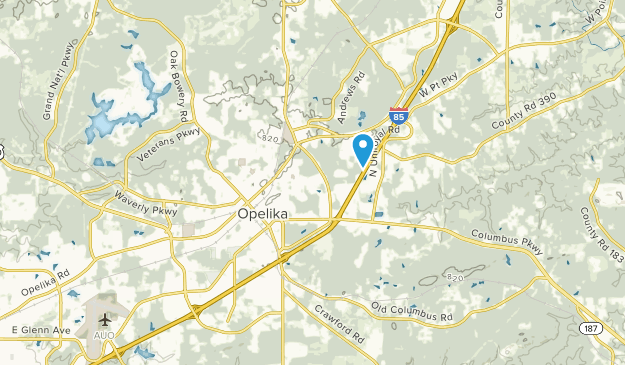 Opelika, Alabama Map