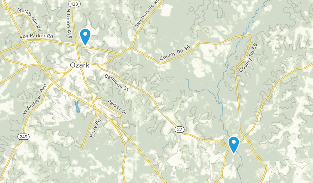 Ozark, Alabama Map