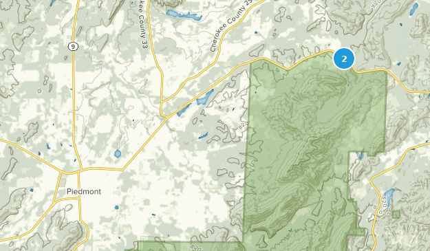 Piedmont, Alabama Map