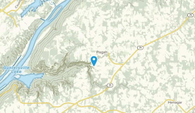Pisgah, Alabama Map