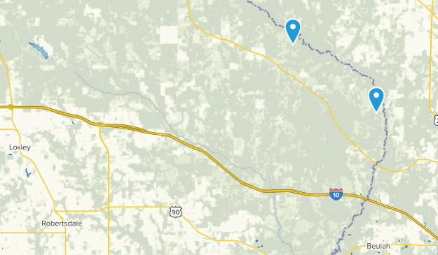 Robertsdale, Alabama Map