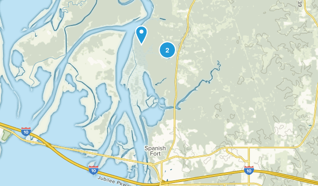 Spanish Fort, Alabama Map