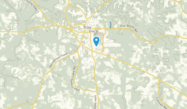 Troy, Alabama Map